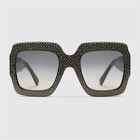 gucci rhinestones sunglasses|Gucci unisex sunglasses.